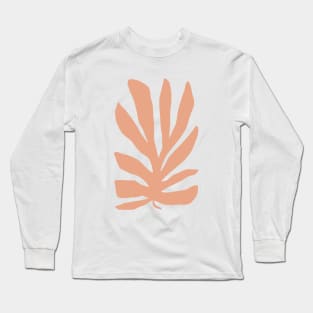 Abstract summer coral Long Sleeve T-Shirt